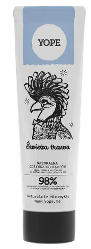 Yope Naturalna odżywka do włosów przetłuszczających się `Świeża trawa`(stara wersja)