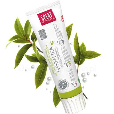 Splat Professional Green Tea, Pasta o działaniu ochronnym i wybielającym