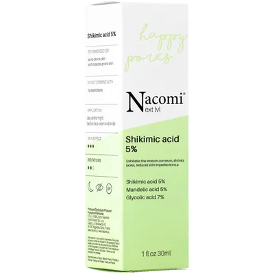 Nacomi Next Lvl, Happy Pores Shikimic Acid 5% (Kwas szikimowy 5%)