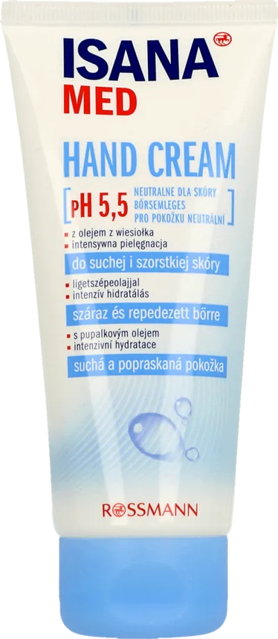 Isana Med, Krem do rąk neutralne pH 5,5 (stara wersja)