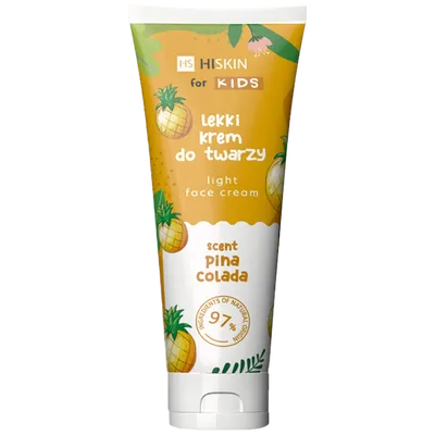 Hiskin For Kids, Lekki krem do twarzy `Pina Colada`