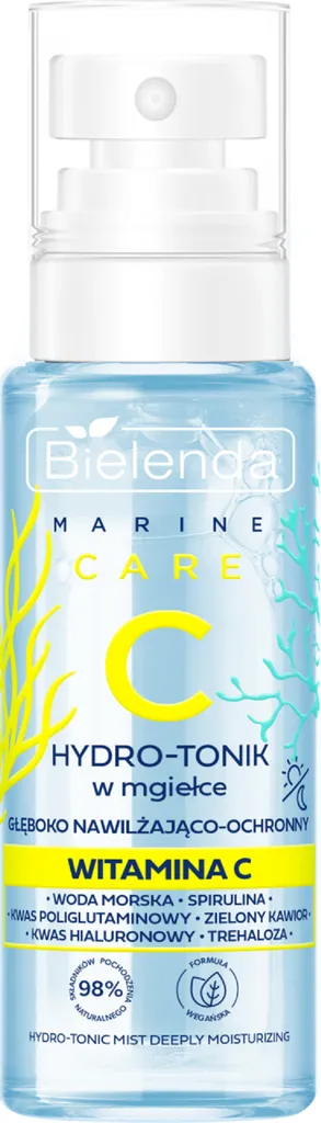 Bielenda Marine Care C, Hydro-tonik w mgiełce głęboko nawilżająco-ochronny