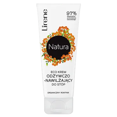 Lirene Dermoprogram Natura, Eco krem odżywczo-nawilżający do stóp `Organiczny rokitnik`
