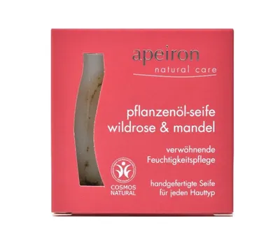 Apeiron Natural Care Wild Rose & Almond Plant Oil Soap (Mydło z dziką różą i olejkiem migdałowym)
