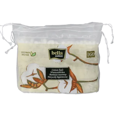 Bella Cotton BIO, Patyczki kosmetyczne z organicznej bawełny