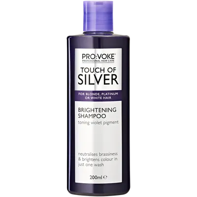 Pro:voke Touch of Silver, Brightening Shampoo (Szampon rozjaśniający do włosów w chłodnych odcieniach blondu)