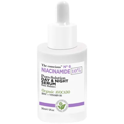 Biovene Barcelona The Conscious No 6 Niacinamide Pore-Solution Day & Night Serum Organic Avocado (Serum do twarzy)