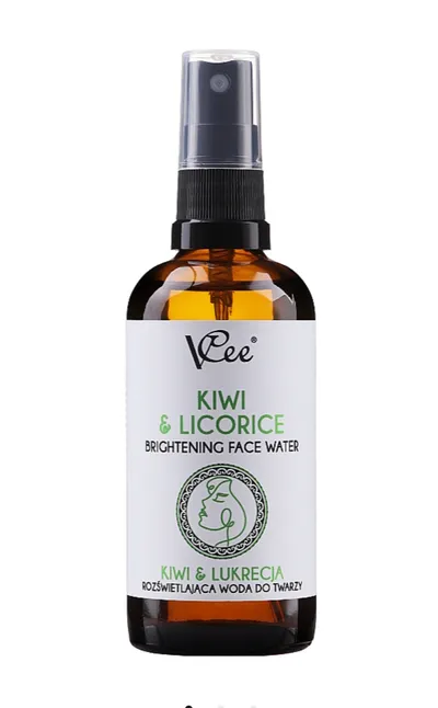 VCee Kiwi & Licorice Brightening Face Water (Rozświetlająca woda do twarzy `Kiwi & Lukrecja`)
