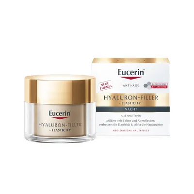 Eucerin Hyaluron - Filler + Elasticity Night Cream (Krem na noc do skóry dojrzałej)