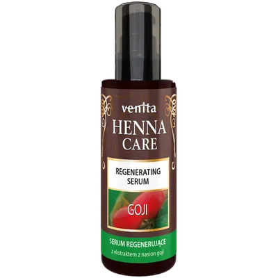 Venita Henna Care, Regenerating Serum Goji (Regenerujące serum do włosów)