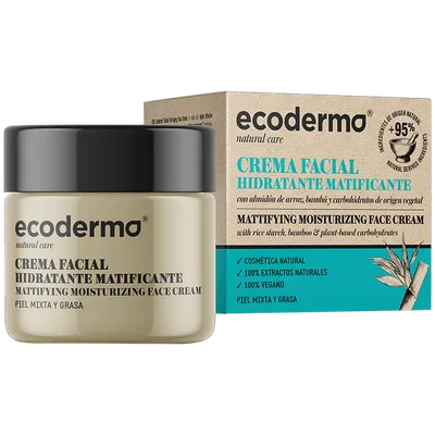 Ecoderma Mattifying Moisturizing Face Cream (Krem nawilżający do twarzy)