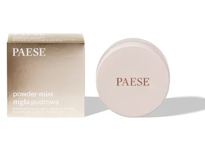 Paese Powder Mist, Glowing Loose Powder (Mgła Pudrowa, Rozświetlający puder sypki)