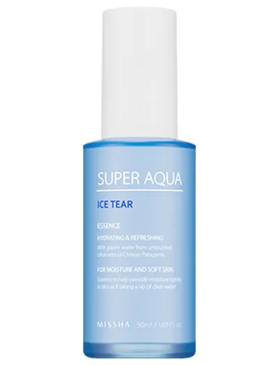 Missha Super Aqua Ice Tear, Essence (Nawilżająca esencja do twarzy z wodą z lodowca)