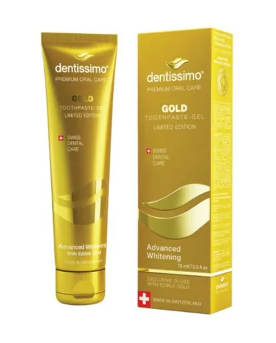Dentissimo Advanced Whitening Gold Toothpaste (Wybielająca pasta do zębów ze złotem)