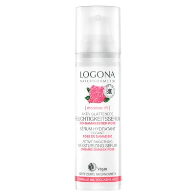 Logona Moisture Lift, Aktiv glättendes Feuchtigkeitsserum (Serum do twarzy)