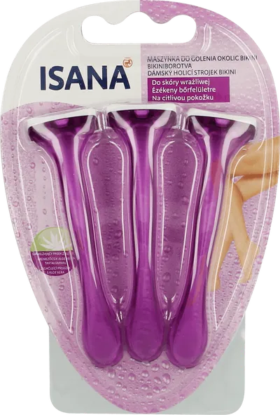Isana Bikini Rasierer (Maszynka do golenia okolic bikini 3 - ostrzowa)