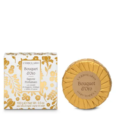 L'Erbolario Bouquet d’Oro ,Sapone Profumato (Mydło perfumowane)