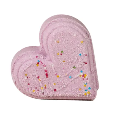 Soap & Friends Musujące serce do kąpieli Wiśnia