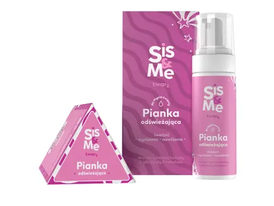Sis&Me Twarz, Odświeżająca pianka do mycia twarzy
