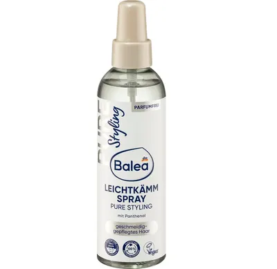 Balea Pure Styling, Easy Combing Spray (Spray ułatwiający rozczesywanie)