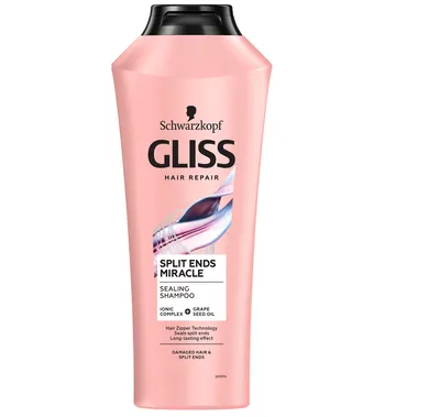 GLISS Split Ends Miracle, Sealing Shampoo (Szampon spajający do zniszczonych włosów i rozdwojonych końcówek)