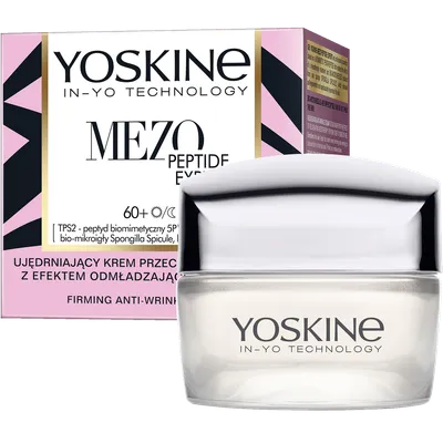 Yoskine Mezo Peptide Expert, Ujędrniający krem przeciwzmarszczkowy z efektem odmładzającym 60+