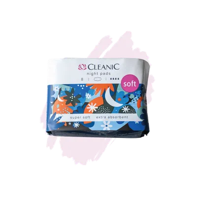 Cleanic Soft Night Pads (Podpaski higieniczne na noc)