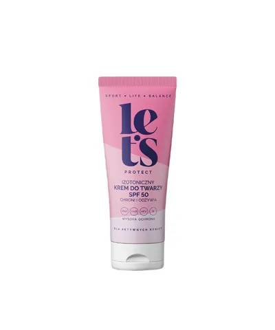 Let's Protect, Izotoniczny krem do twarzy z filtrem SPF50