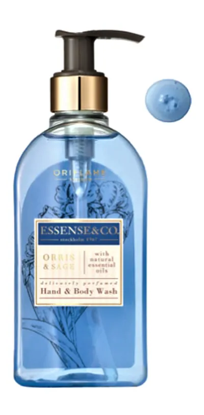 Oriflame Essense&Co.,  Orris & Sage, Hand & Body Wash (Żel do mycia rąk i ciała  `Irys i szałwia`)
