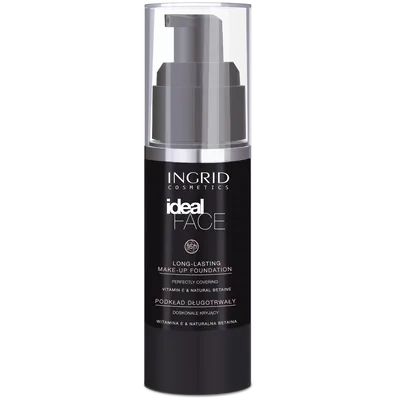 Ingrid Cosmetics Ideal Face, Long-lasting Make-up Foundation (Luksusowy jedwabisty fluid z pompką [Podkład długotrwały] (stara wersja))