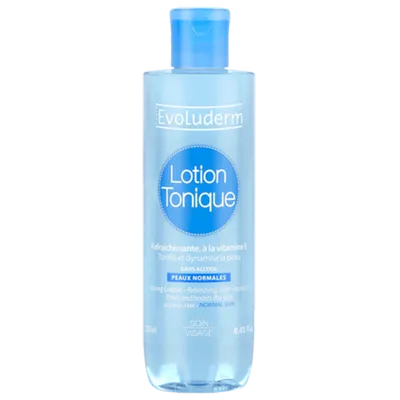 Evoluderm Lotion Tonique Rafraichissante Peaux Normales (Tonik do twarzy z witaminą E)