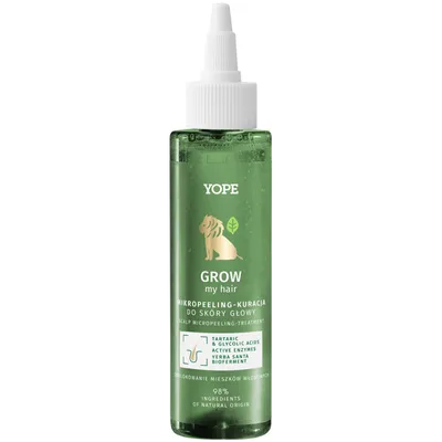 Yope Grow My Hair, Mikropeeling-kuracja do skóry głowy