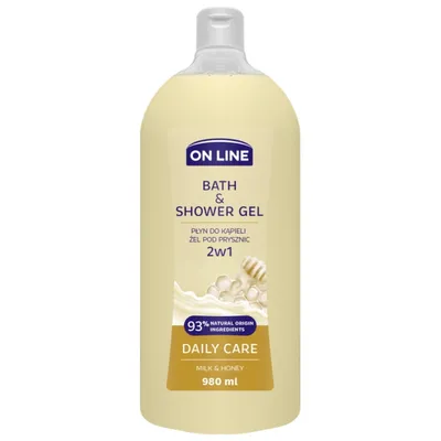 On Line Daily Care Bath & Shower Gel (Płyn do kąpieli i żel pod prysznic 2 w 1)