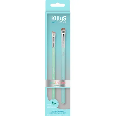 KillyS Make Me Up, Pastelove Green Tea, Zestaw do brwi i konturowania oka