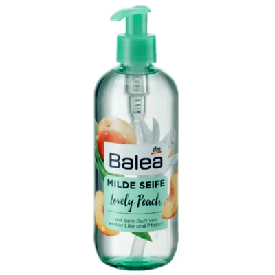 Balea Lovely Peach Milde Seife (Delikatne mydło w płynie)