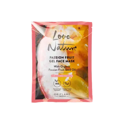 Oriflame Love Naturee, Passion Friut Gel Face Mask (Żelowa maseczka do twarzy)