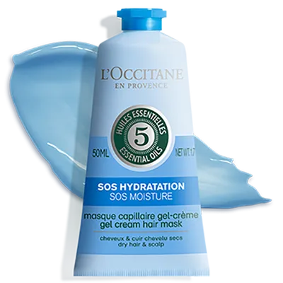 L'Occitane SOS Hydratation Masque Capillaire Gel- Creme (Maska do włosów `S.O.S. nawilżenie`)