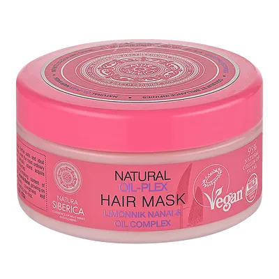 Natura Siberica Natural Oil-plex Mask (Wegańska maska do włosów farbowanych)