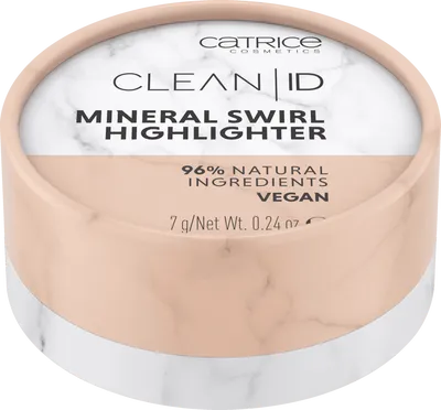 Catrice Clean ID, Mineral Swirl Highlighter (Mineralny rozświetlacz do twarzy)