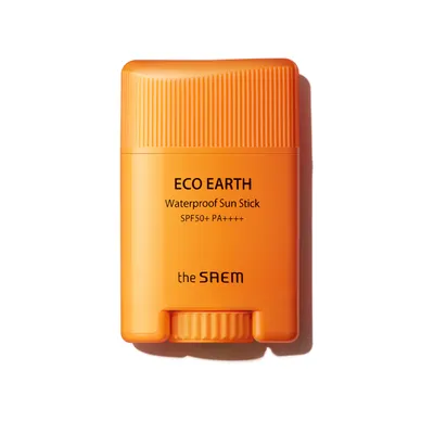 The Saem Eco Earth, Waterproof Sun Stick SPF50+PA++++ (Wodoodporny krem do twarzy w sztyfcie SPF50+PA++++)