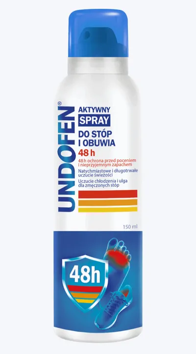 Undofen Aktywny spray do stóp i obuwia 48h
