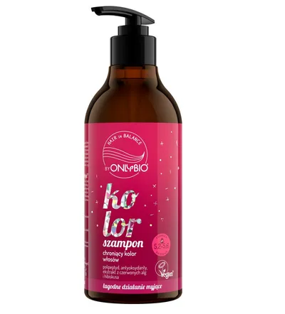 OnlyBio Hair In Balance, Kolor, Szampon chroniący kolor włosów