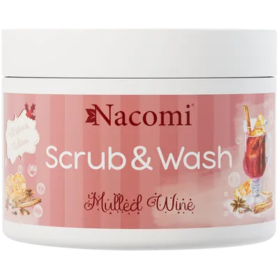 Nacomi Mulled Wine Scrub & Wash (Piankowy peeling do ciała)