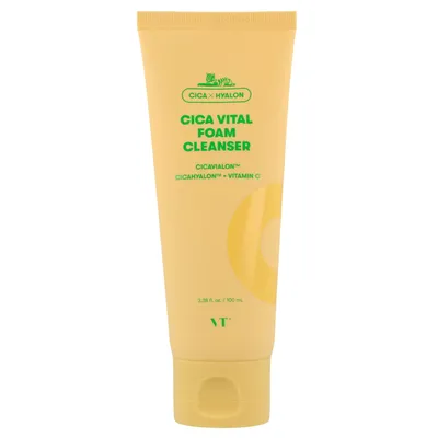 VT Cosmetics Cica Vital Foam Cleanser (Rozjaśniająca pianka do mycia twarzy)