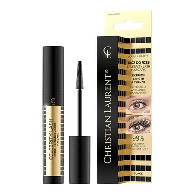 Christian Laurent Pour la Beaute Celebrity Lash Extreme Length & Volume Mascara (Tusz do rzęs)