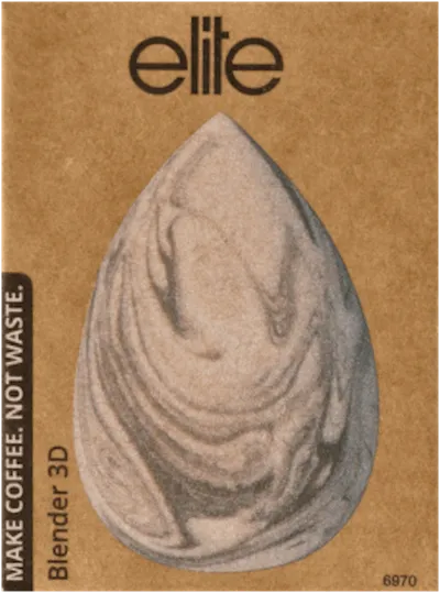 Elite Models Make Coffee Not Waste Blender 3D (Gąbka do makijażu z kawą)