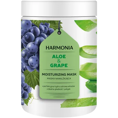 Harmonia Aloe & Grape Moisturizing Mask (Maska nawilżająca do włosów)
