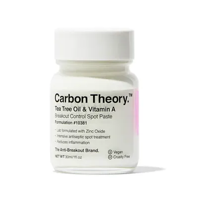 Carbon Theory Tea Tree Oil & Vitamin A, Breakout Control Spot Paste (Punktowa pasta na wypryski)