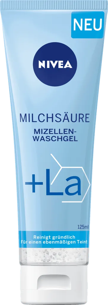 Nivea La + ,  Waschgel mit Milchsäure (Żel oczyszczający z kwasem mlekowym)