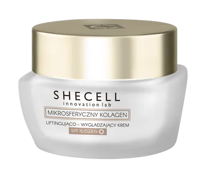 Shecell Mikrosferyczny Kolagen, Krem na dzień liftingująco-wygładzający 40+ SPF 15
